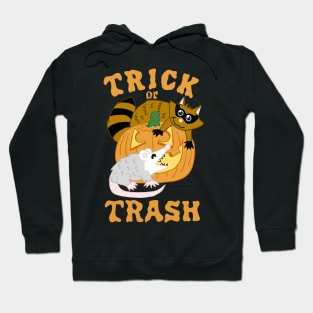 Cute Trick or Trash Buddies Hoodie